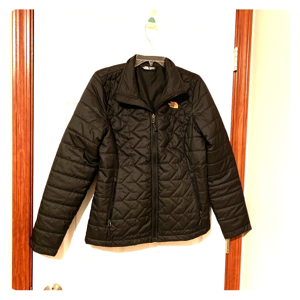 North Face Black Quilted Jacket